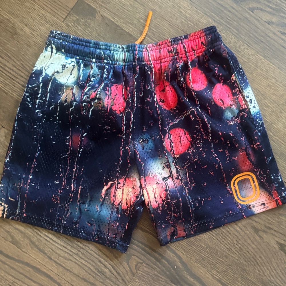 Colorful Abstract Patterned Shorts